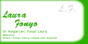 laura fonyo business card